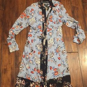 Maeve Anthroplogie Floral Shirtdress